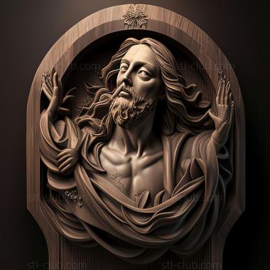 3D model st jesus (STL)